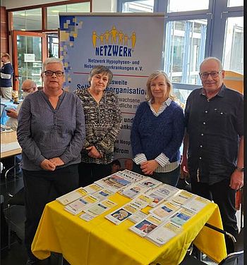 Silke Hothmann, Veronika Meyer (Regionalgruppenleiterin), Marina Nottrodt, Dr. Andreas Böhme (Zweiter Netzwerk-Vorstand)